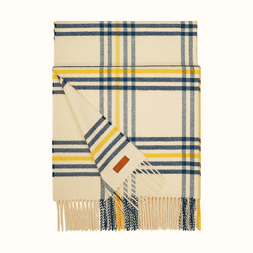 Blanket Check stole | Hermès UK